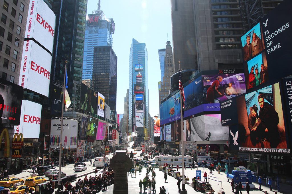 Times Square in New York City