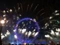 Feuerwerk am London Eye