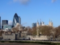 Blick vom anderen Ufer auf den Tower of London